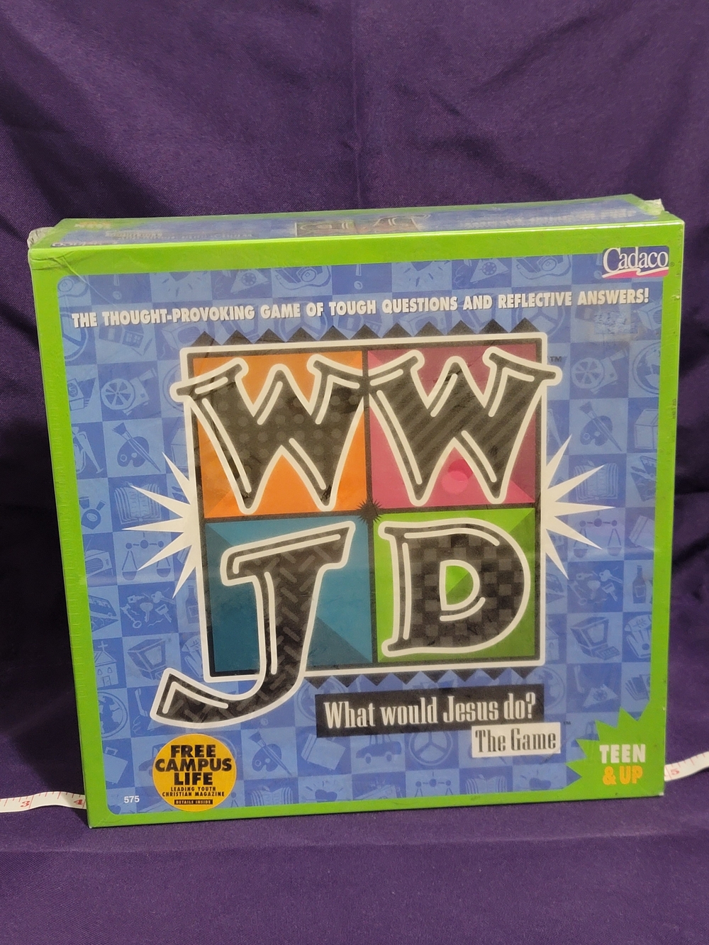 Cadaco WWJD Kids Game - Green & Blue